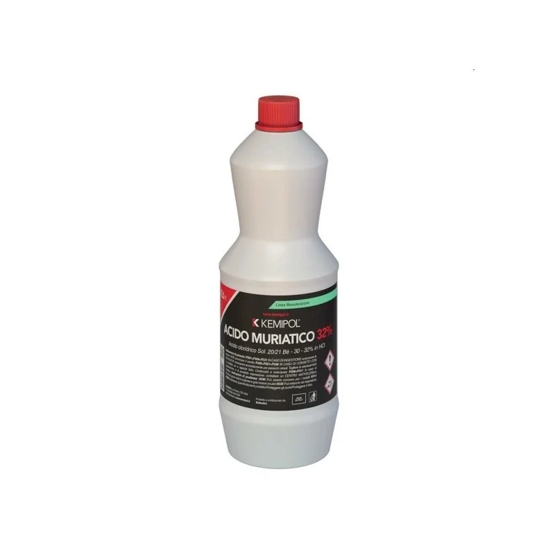 Acido cloridrico muriatico 33% 1 lt