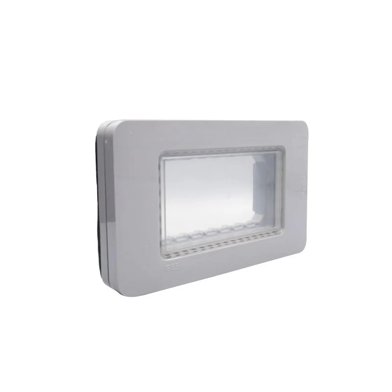 BTICINO 28604G - Placca idrobox a 4 moduli IP55 Grigio BTicino MatixGo