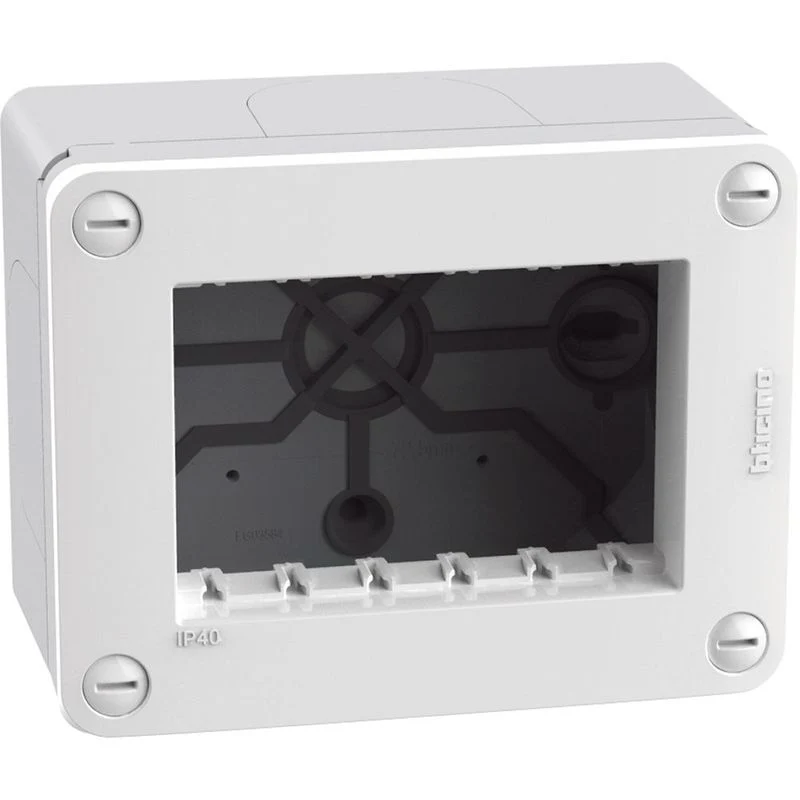 BTICINO 28403W - Scatola stagna 3 moduli IP40 Bianco - MatixGo