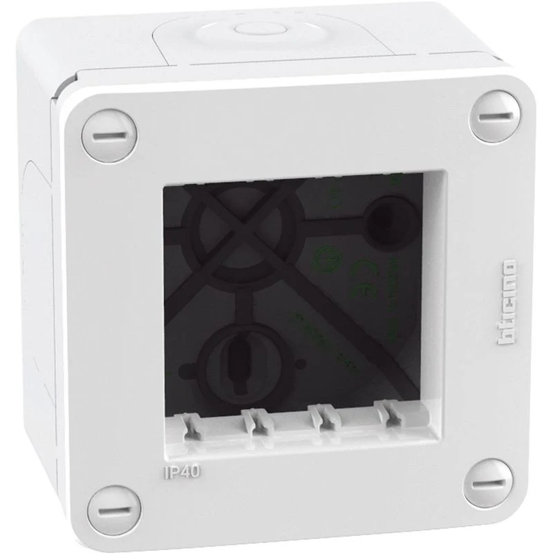 BTICINO 28402W - Scatola stagna 2 moduli IP40 Bianco - MatixGo