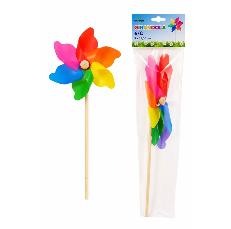 Girandola 9x27,5 cm colori assortiti