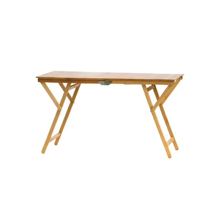 Tavolo pieghevole Laura in legno naturale cm 70x140x72h