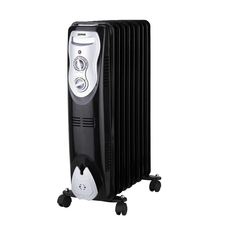 Radiatore ad olio 9 elementi. 2000w con termostato regolabile