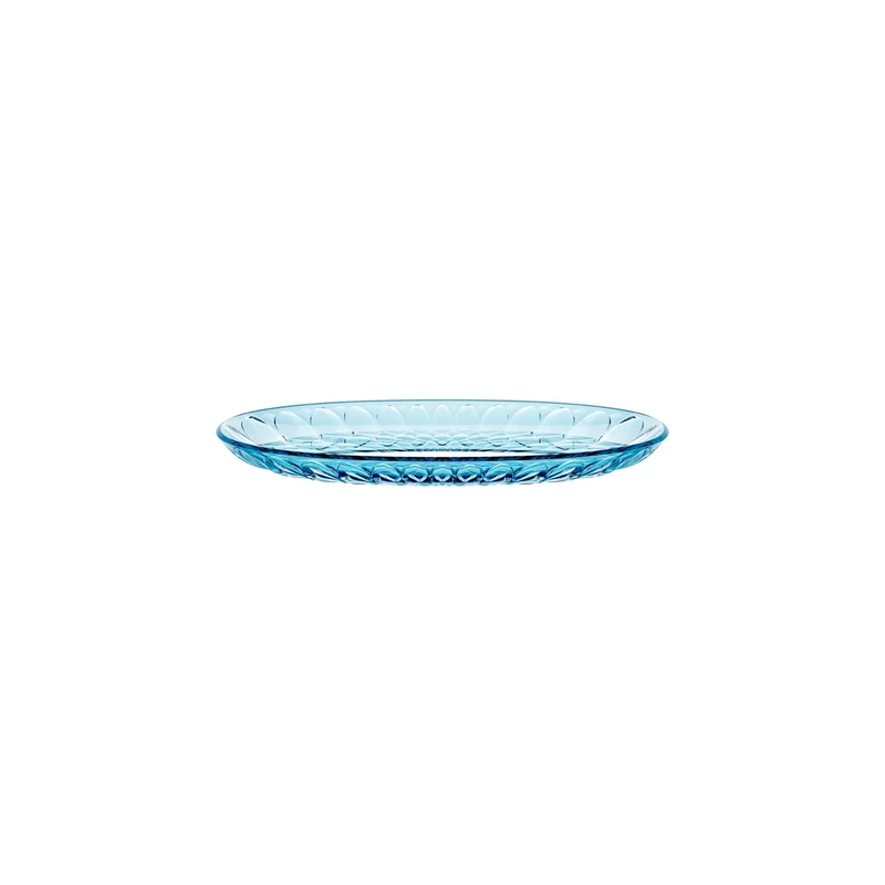 Vassoio ovale piccolo 32x19,5x2,7 cm azzurro mare