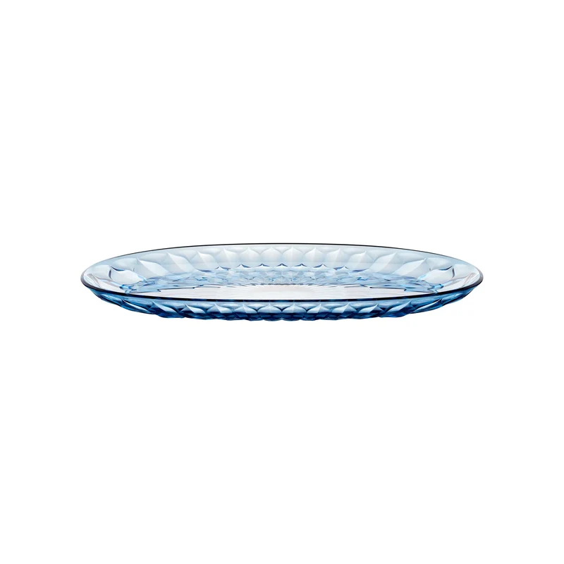 Vassoio ovale grande 45x26,5x3,3 cm azzurro cielo