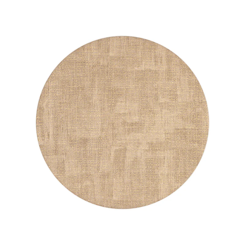 Tovaglietta tonda double face Ø38 cm oro