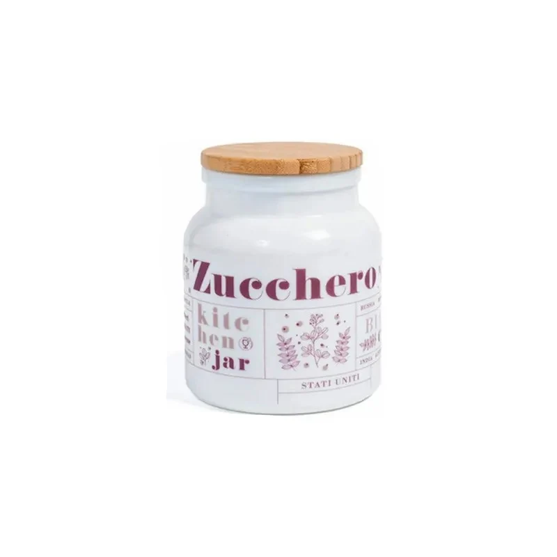 Barattolo Victoriana 1L con tappo in bambù