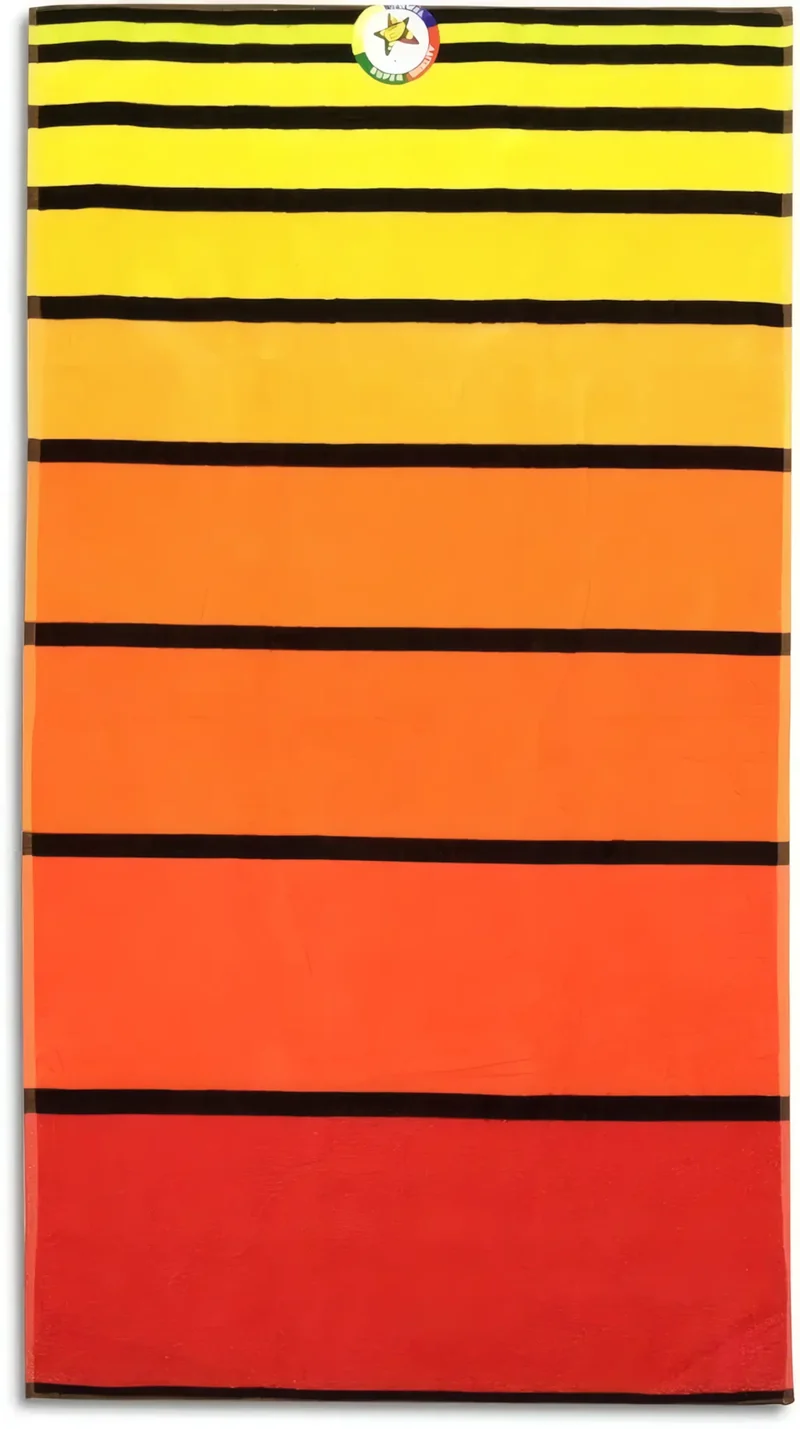 Telo mare Big Stripe in spugna egiziana Jacquard 90 × 165 cm
