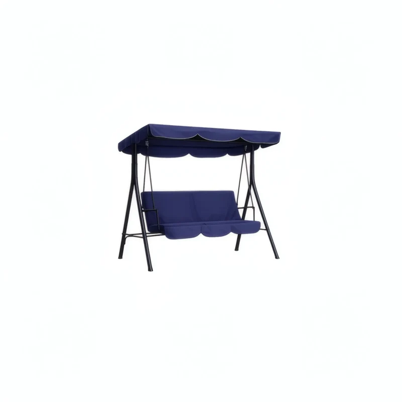 Dondolo da giardino Marsala 3 posti antracite 170x108x150 cm
