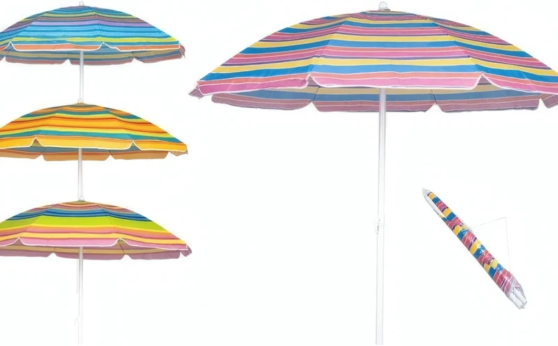 Ombrellone da spiaggia Ø180 cm in colori assortiti