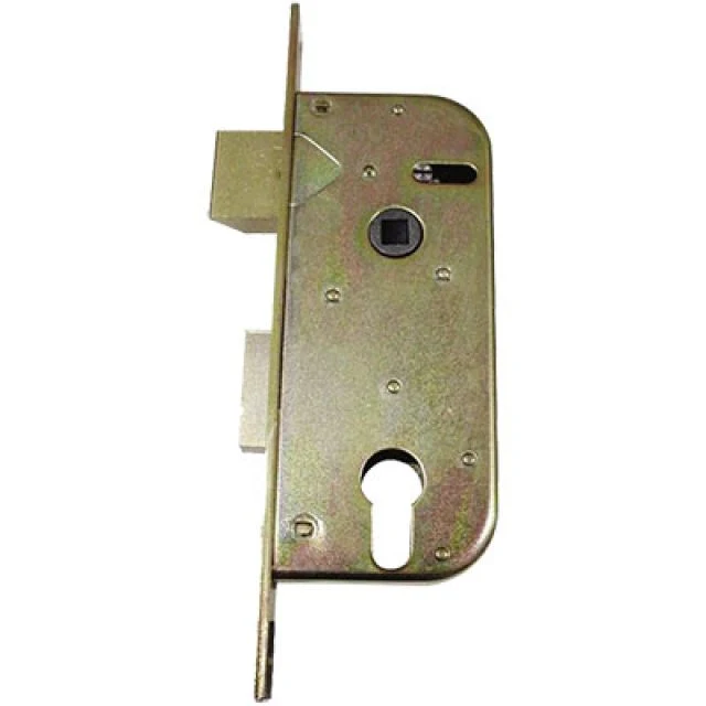 serratura ad infilare per cancelli a cilindro europeo art. 620 iseo e35 - scatola 65x152 mm