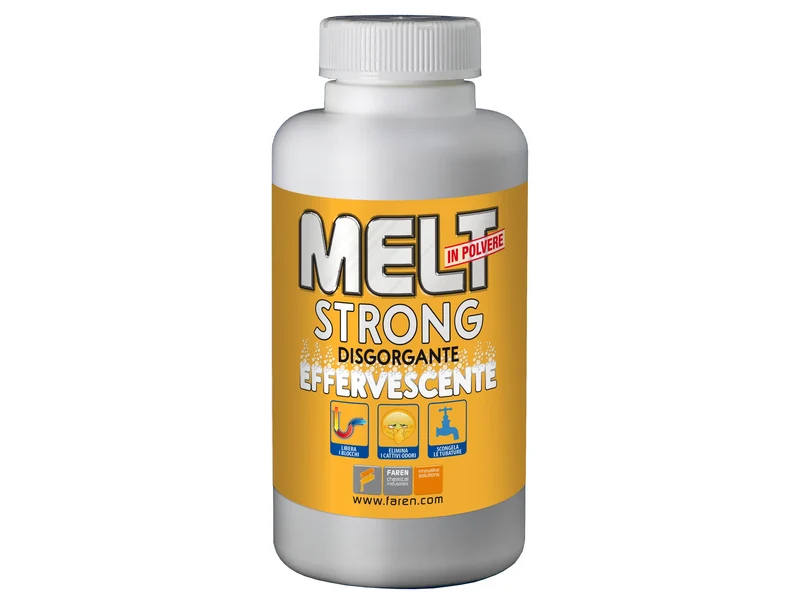 disgorgante effervescente 'melt strong' 600 gr