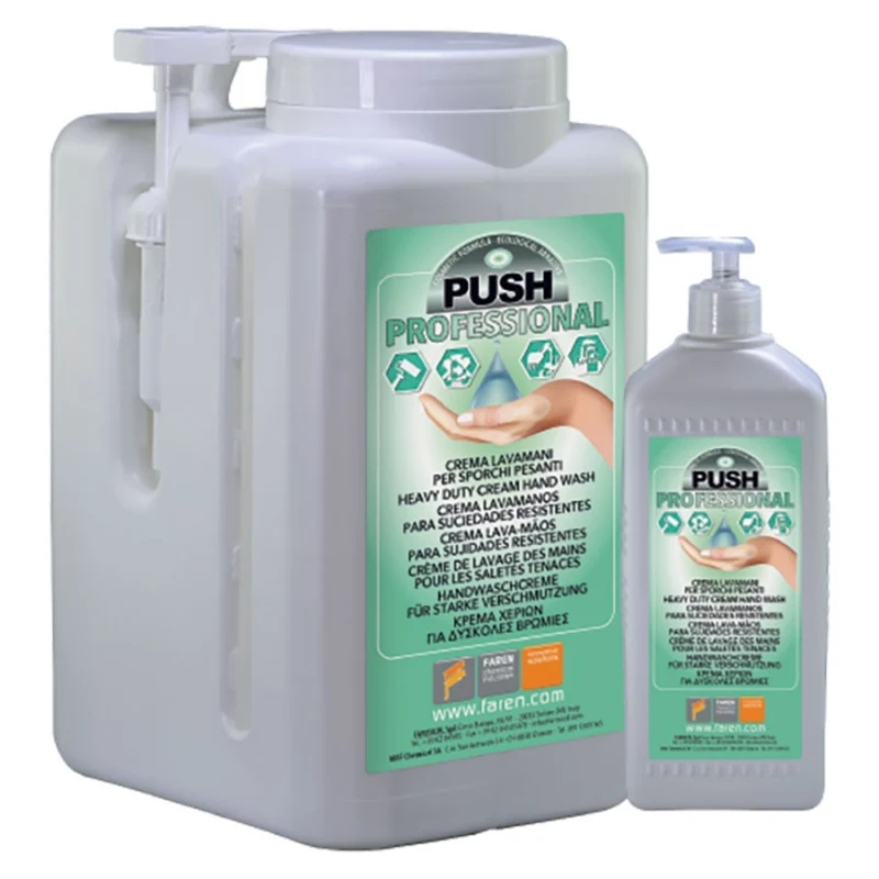 pasta bianca abrasiva 'push professional' 5000 ml - con dosatore