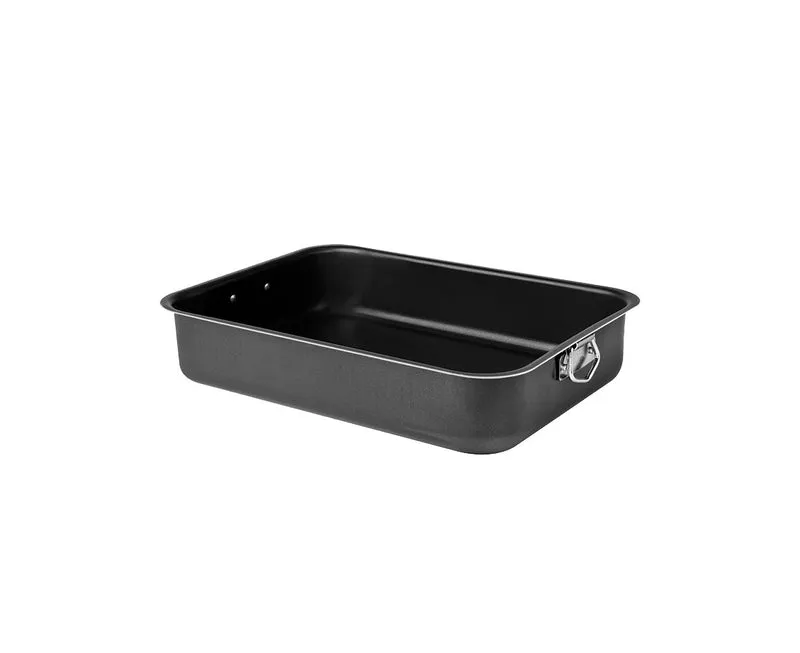 lasagnera con anello 'black line' cm 35x27,5x7h