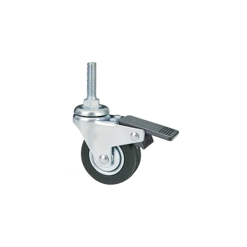 ruota arredamento art. 160bisb avo c/freno 40 mm - fil. m8 - portata 20 kg