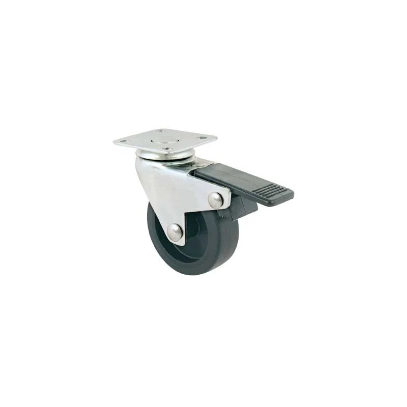ruota arredamento art. 220bis avo c/freno 40 mm - portata 15 kg