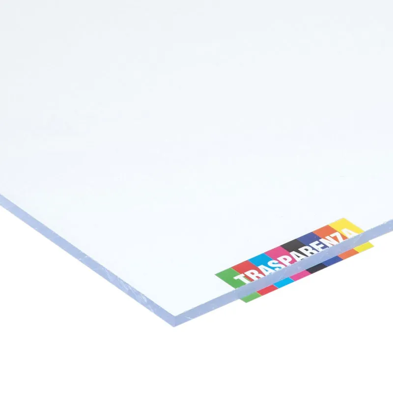vetro sintetico liscio trasparente 1500x500 mm - spessore 2 mm