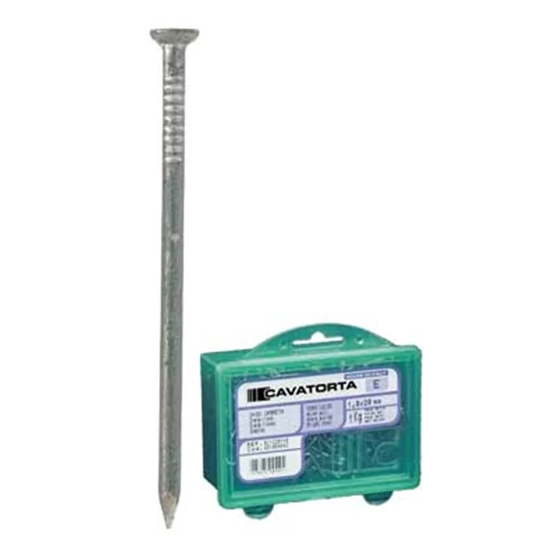 chiodi testa piana bricoline 1 kg cavatorta 3,5x80 mm