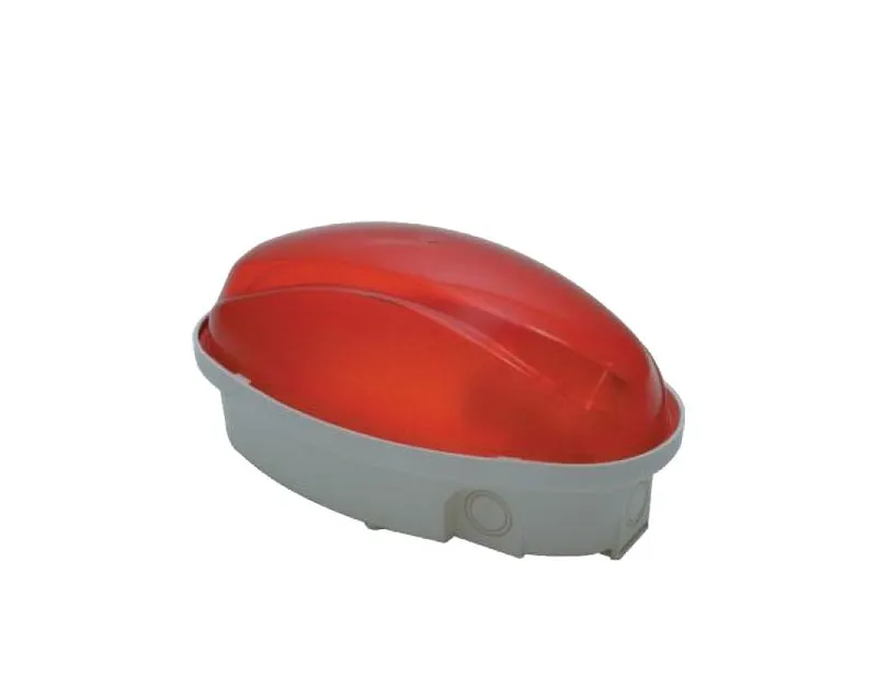 lampada per ponteggi luce rossa