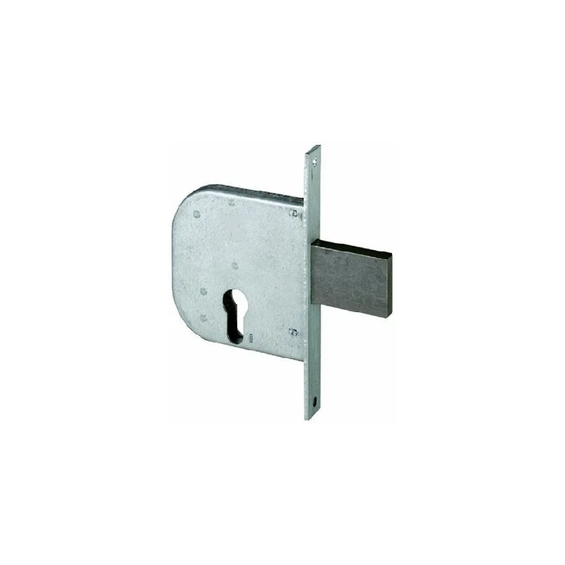 serratura da infilare per cancelli art. 42022 cisa e50 - scatola 84,5x95 mm