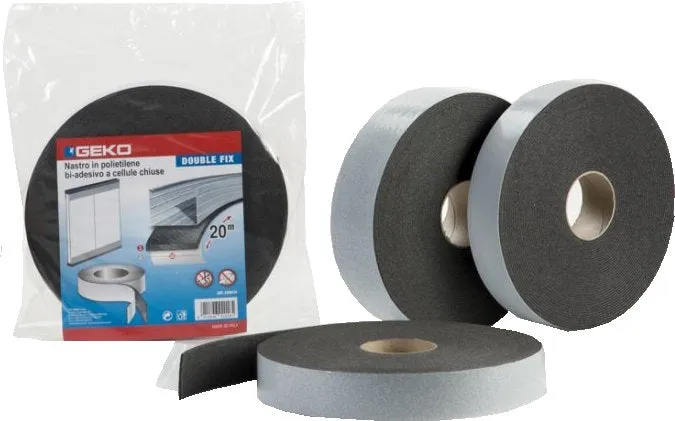 nastro biadesivo per profili guida del cartongesso mm 70x3x20 mt