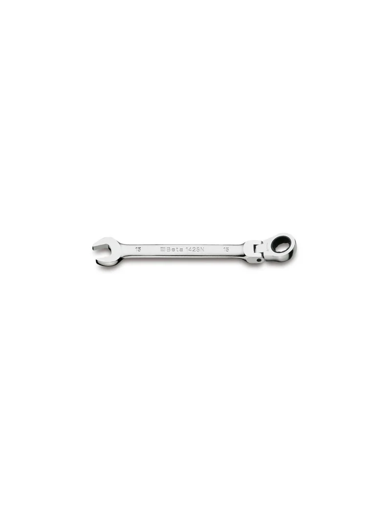 chiave combinata a cricchetto snodata art. 142sn beta 10x10 mm
