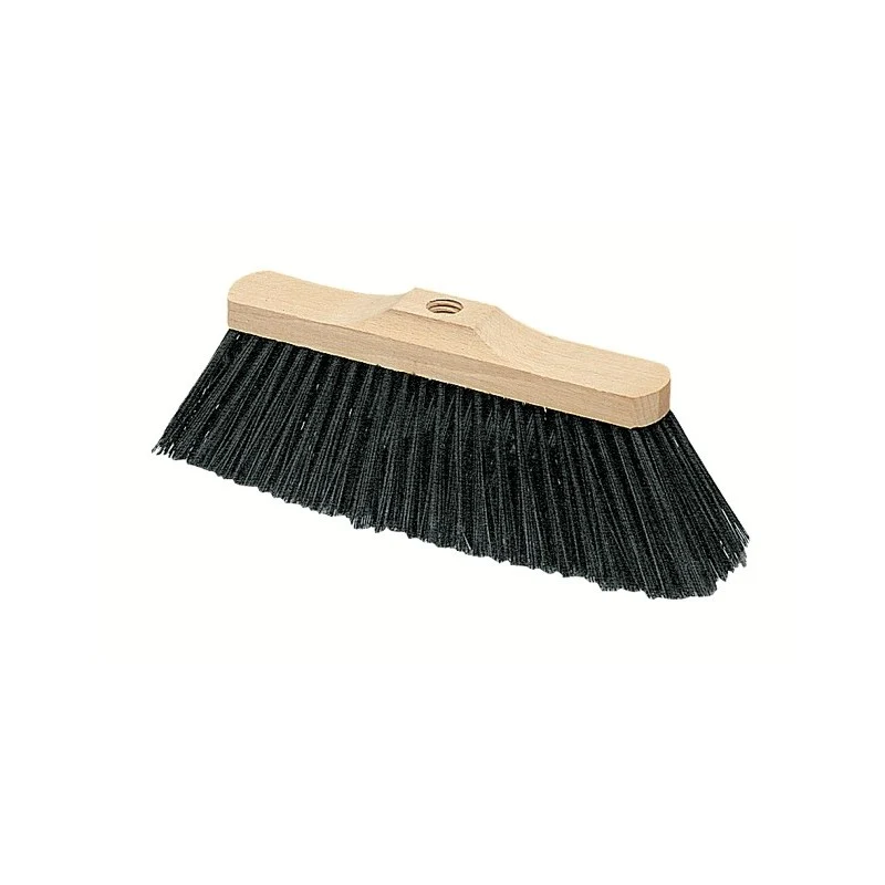 scopa industriale 27 cm - setole piumate
