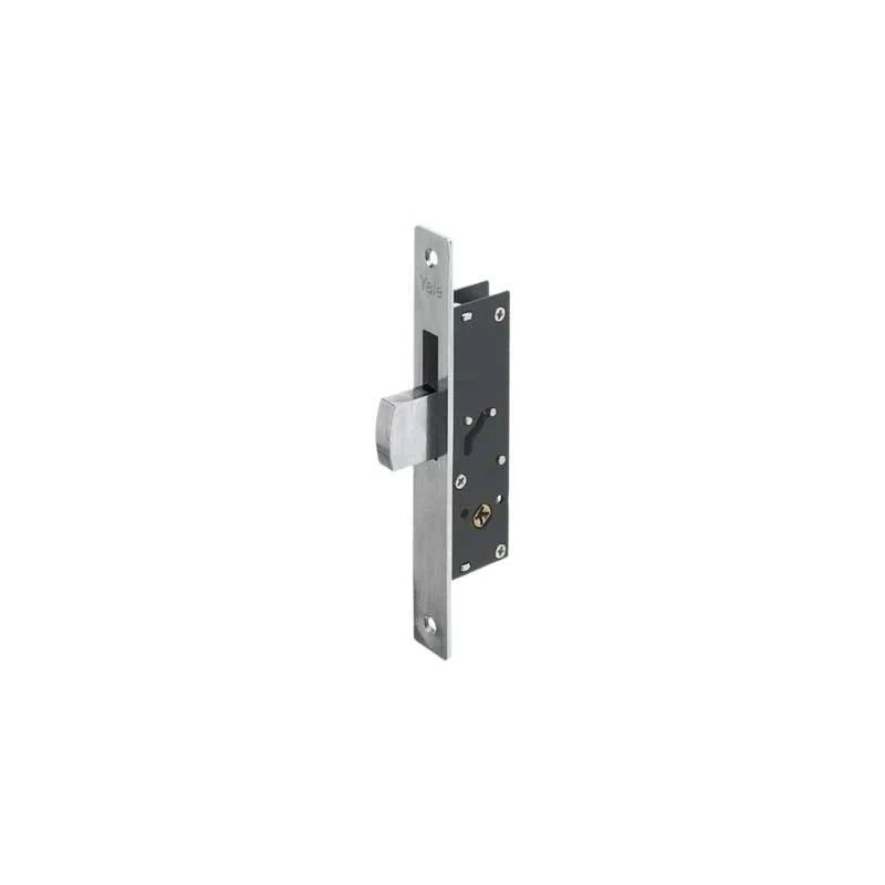 serratura da montante catenaccio basculante art. yf5820 yale e20 - frontale 20 mm
