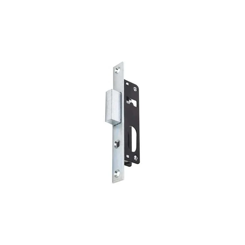 serratura per porte in alluminio da montante art. 914/919 corni e14,5 - frontale 22 mm