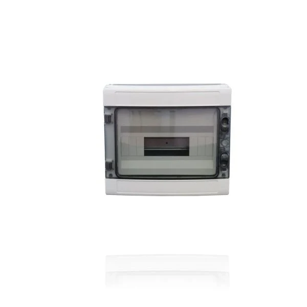 centralino da parete c/portello ip65 12 mod. 250x202x90 mm - grigio