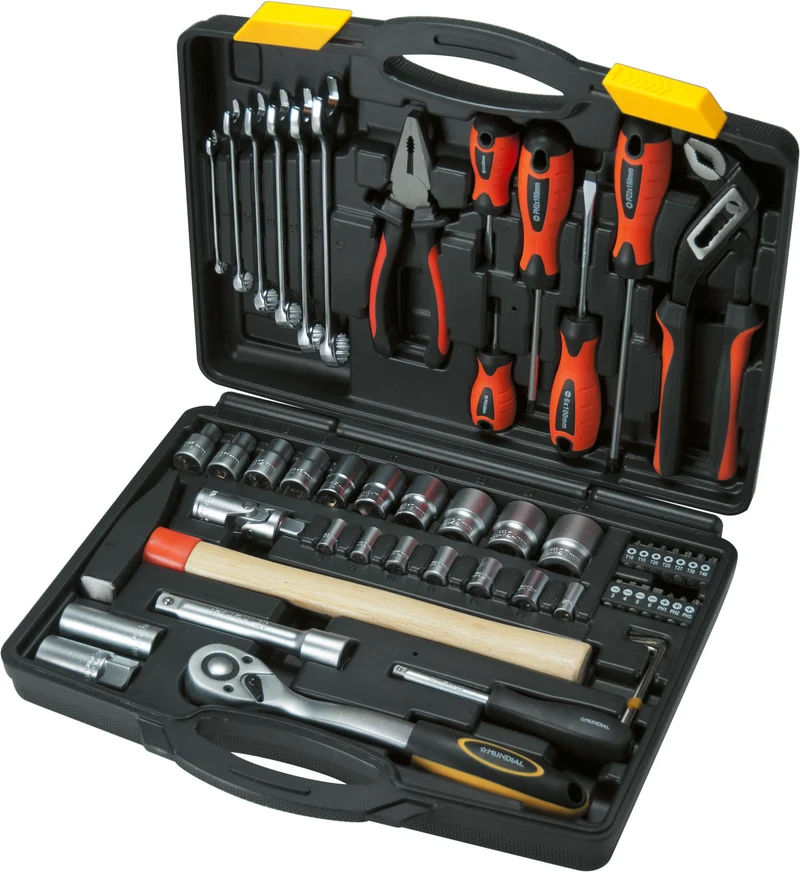 valigetta 56 utensili vari mundial 1/4" - 1/2"