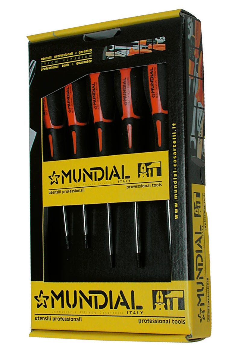 serie giraviti torx mundial 5 pezzi