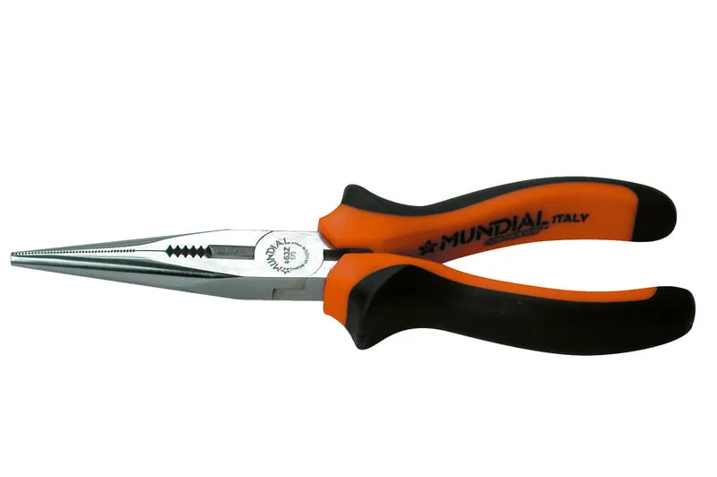 pinza a becchi mezzotondi mundial 170 mm
