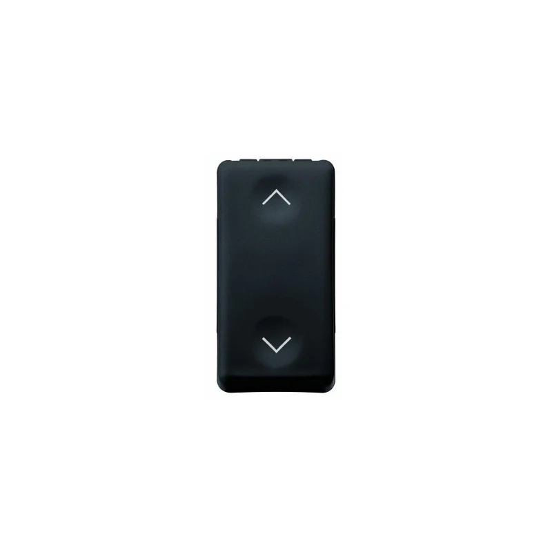 pulsante unipolare c/interblocco 'system' 1p na+na 10 a - bianco