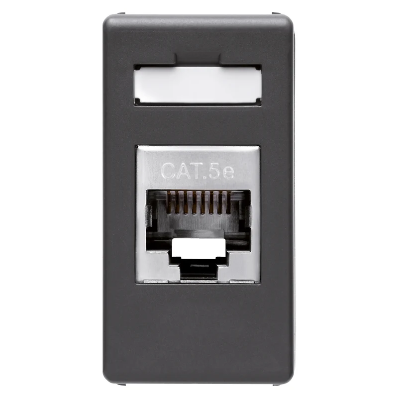 presa telefonica rj45 cat 5e 'sistem' utp - bianco