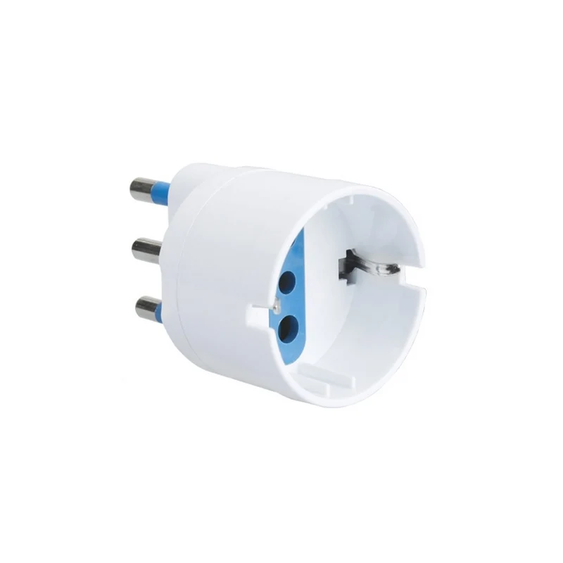 adattatore semplice schuko 10a 2p+t - presa 10a 2p+t