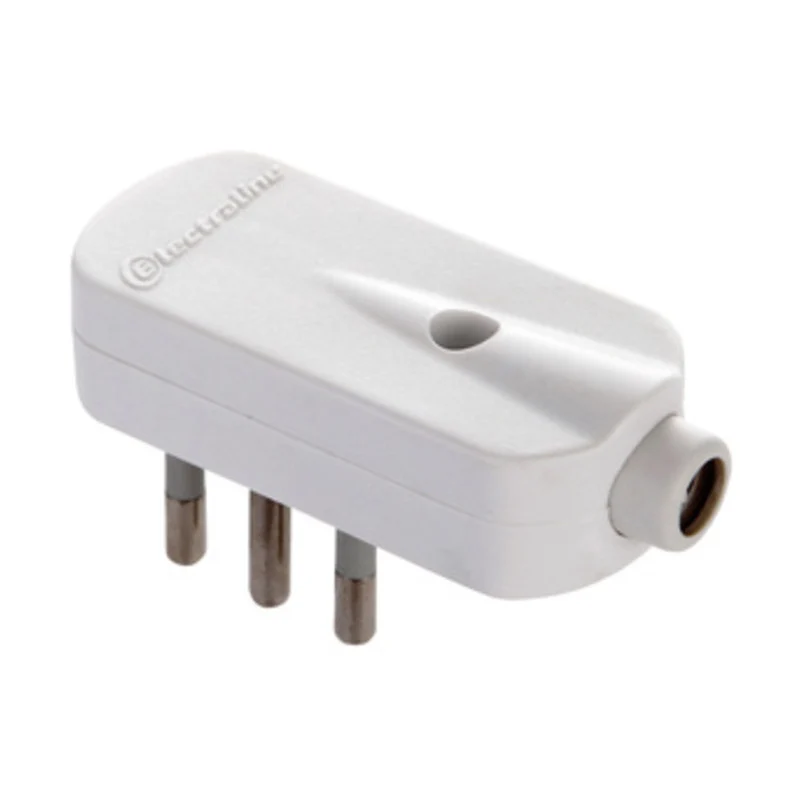 spina mobile a 90° 16a 2p+t - bianco