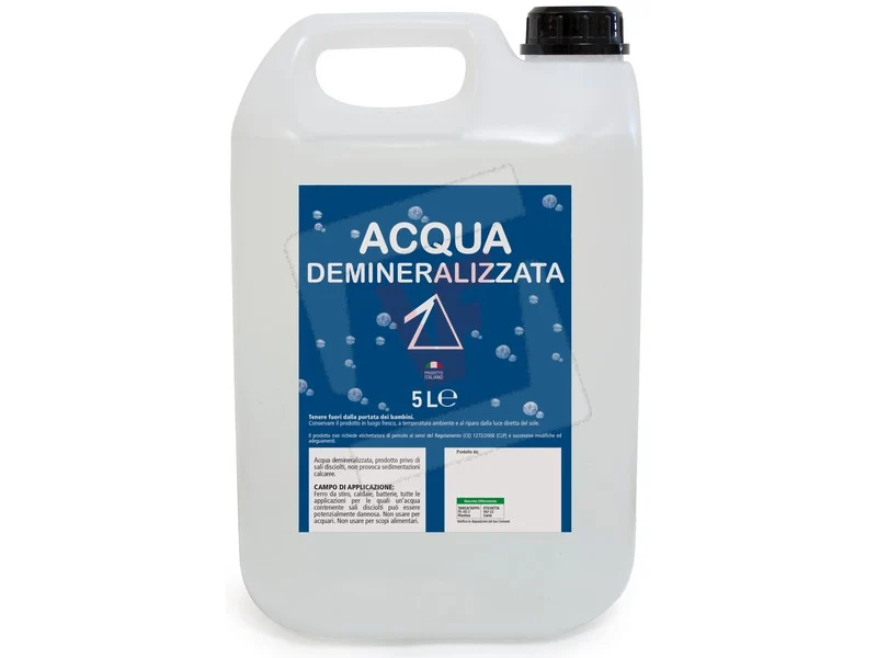 acqua demineralizzata 5 lt