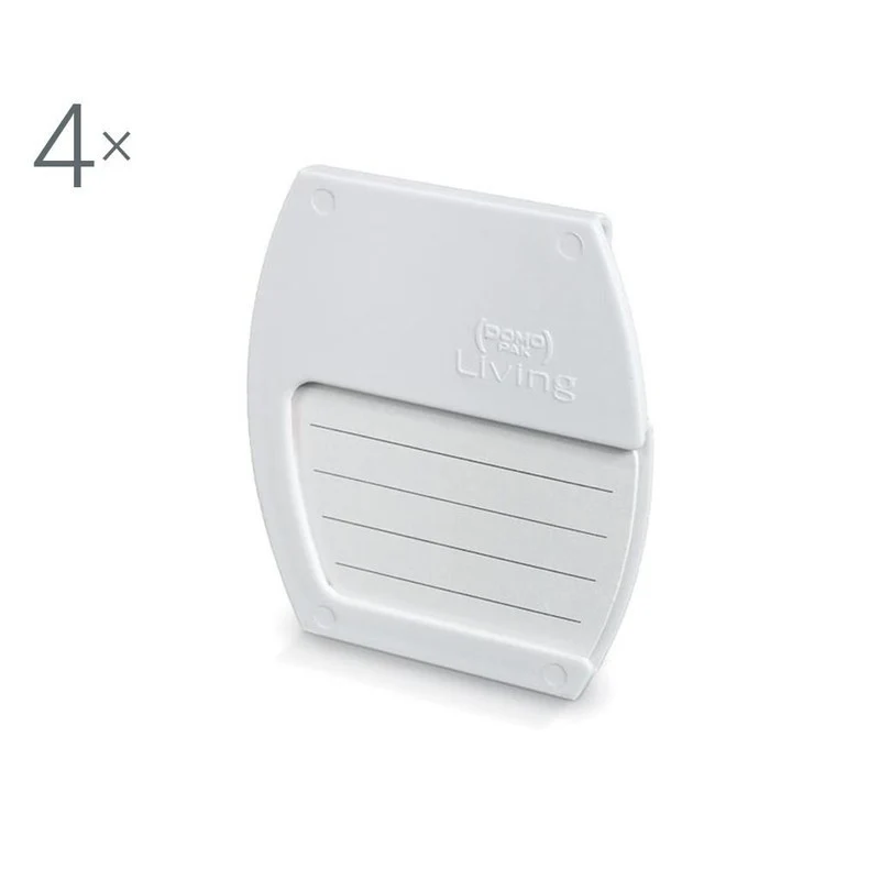 Set 4 porta Etichetta 7×1×8 cm