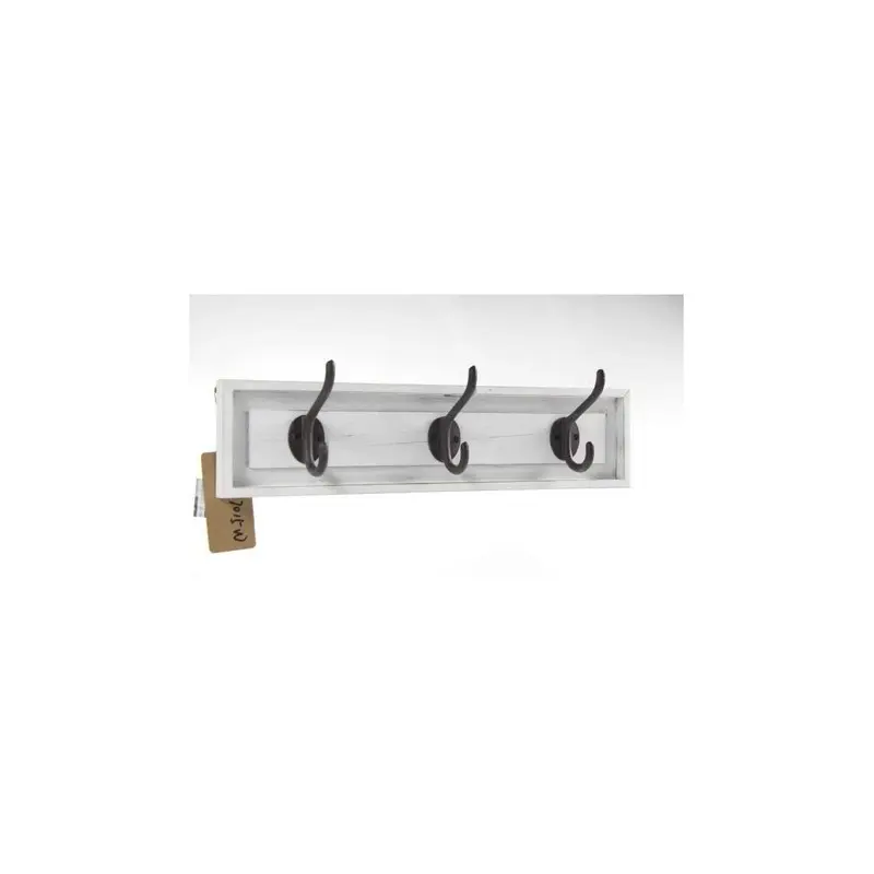 Appendino bianco 3 ganci 50×10×12 cm
