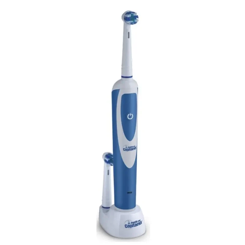 Spazzolino elettrico ricaricabile con 2 testine compatibili Oral-B® e 3 modalità di pulizia