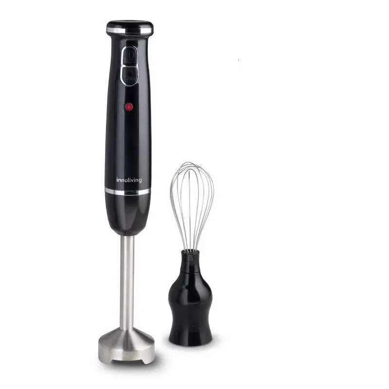 Frullatore a immersione senza fili ricaricabile con frusta in acciaio inox e batteria al litio