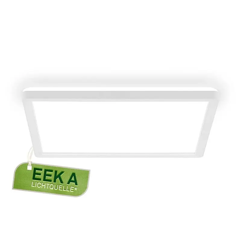Plafoniera LED quadrata Briloner ultra slim 11W 2400 lm 4000K bianca