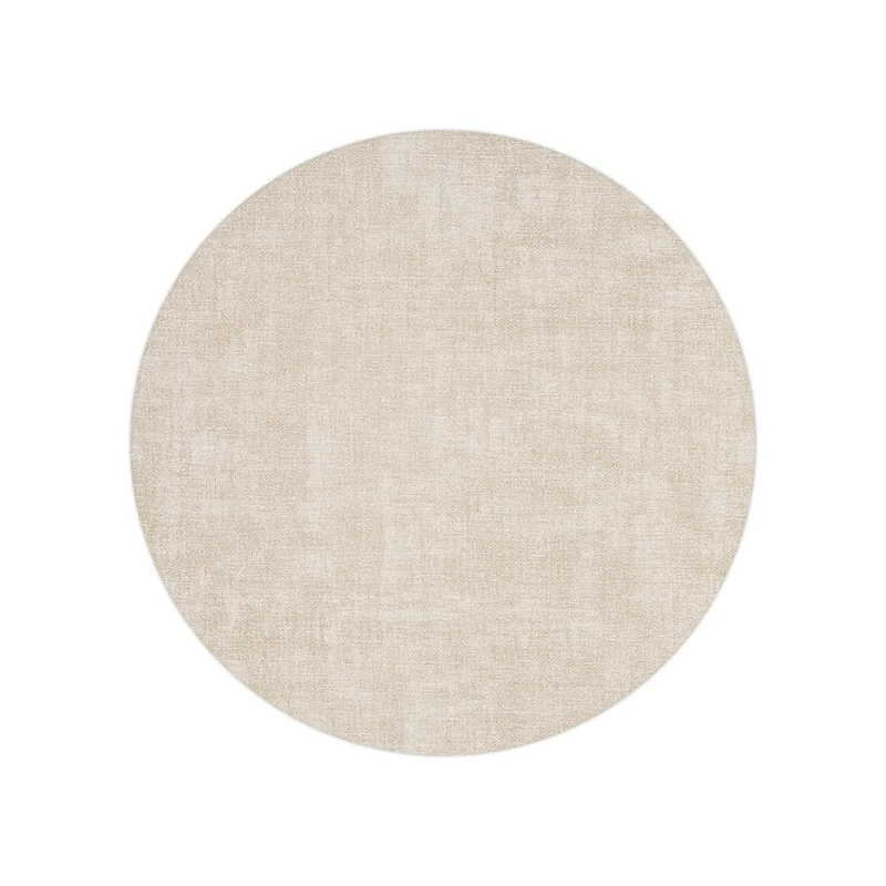 Tovaglietta tonda double face Ø38 cm bianco latte