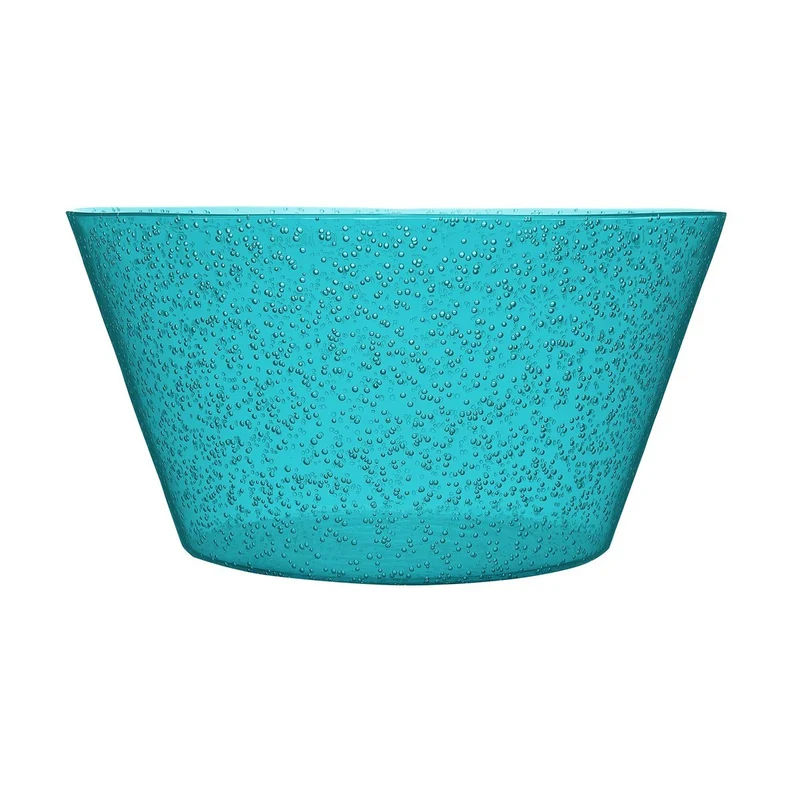 Insalatiera bowl turquoise Memento Synth in metacrilato Ø24x13h