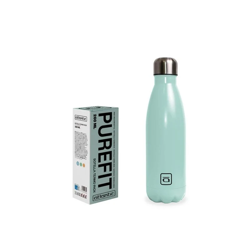Borraccia termica Atlantic Purefit 750 ml in acciaio inox azzurro