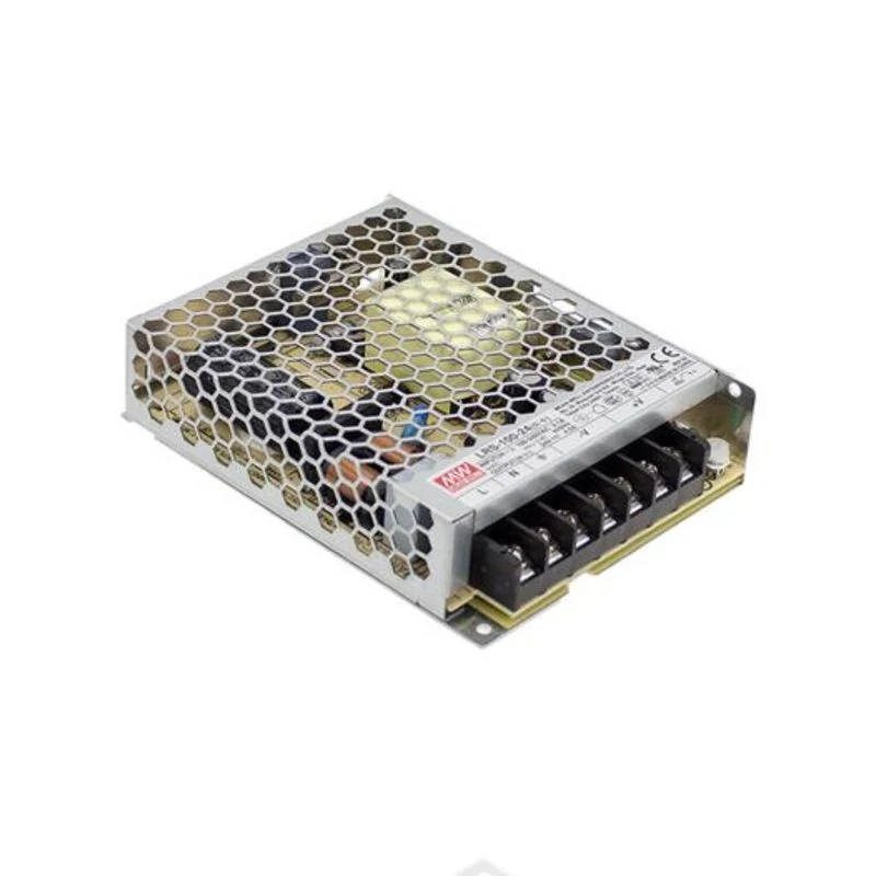 MEANWEELL LRS-100-24 - Alimentatore DRIVER LED MEANWELL METALLO IP20 100W 24 V