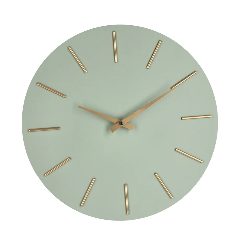 Orologio parete Timeline salvia ø40 cm