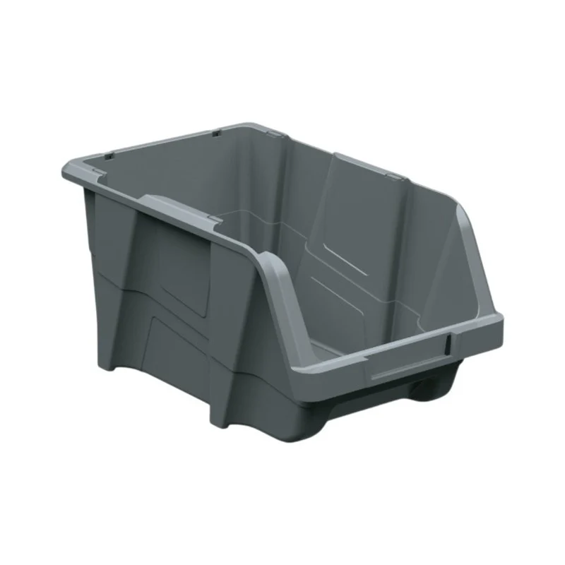 Contenitore grigio cm 14,8x25x12,8h