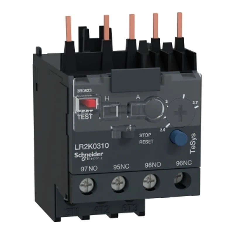SCHNEIDER LR2K0310 - Rele Termico Schneider TeSys K LR2K0310 2,6-3,7A Classe 10A